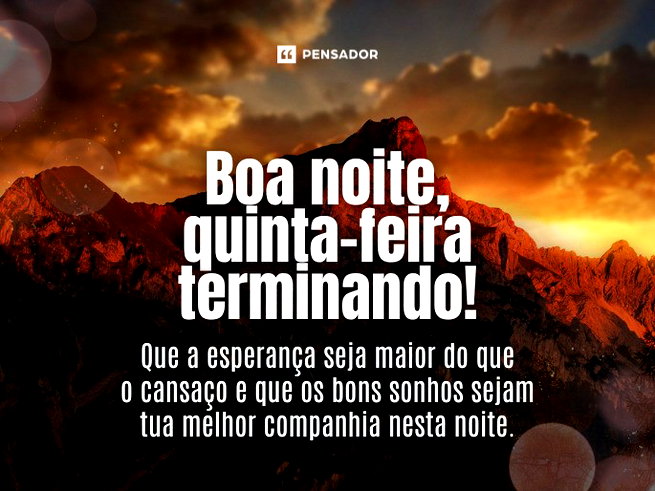 quinta-feira versiculo do dia boa noite