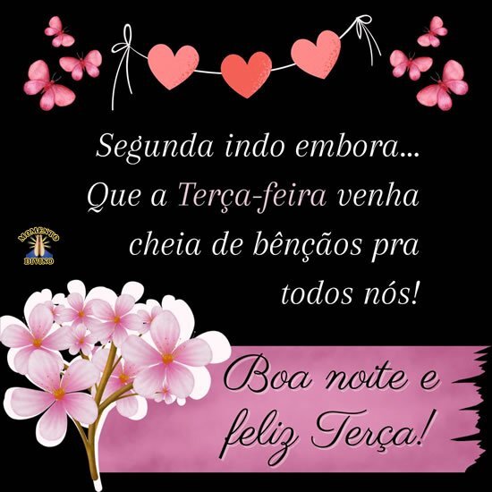 terça-feira indo embora mensagens