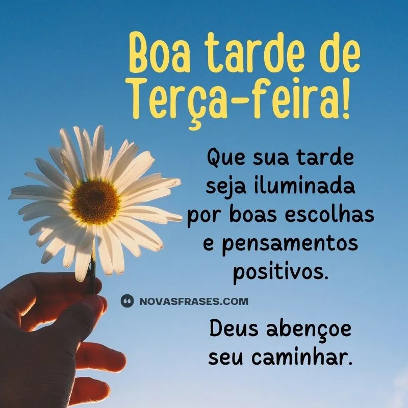 boa tarde terça abençoada
