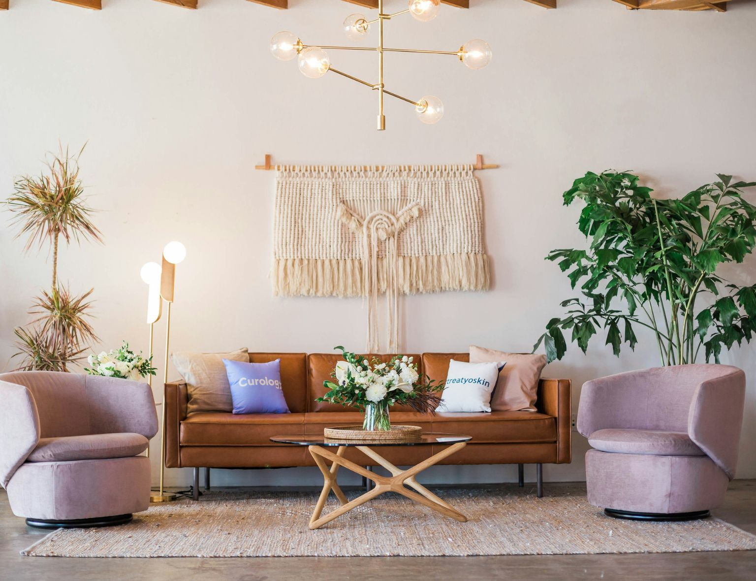 ideias de decoração boho para sala de estar