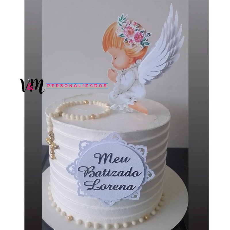 bolo batizado sophia