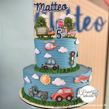 bolo tema carros disney