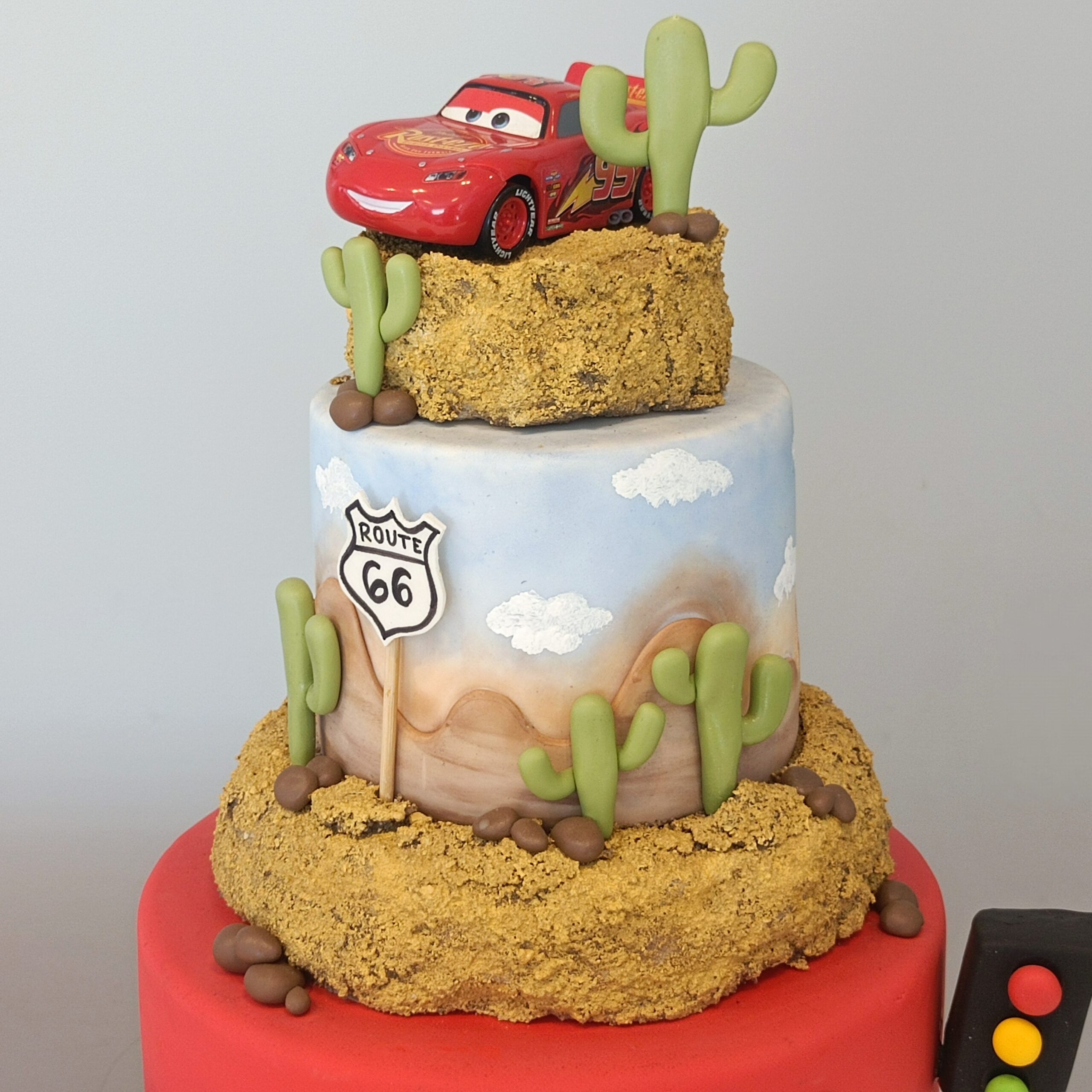 bolo tema carros pixar