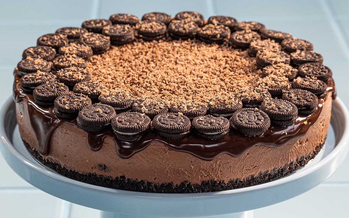 Bolo Decorado Com Biscoito Recheado