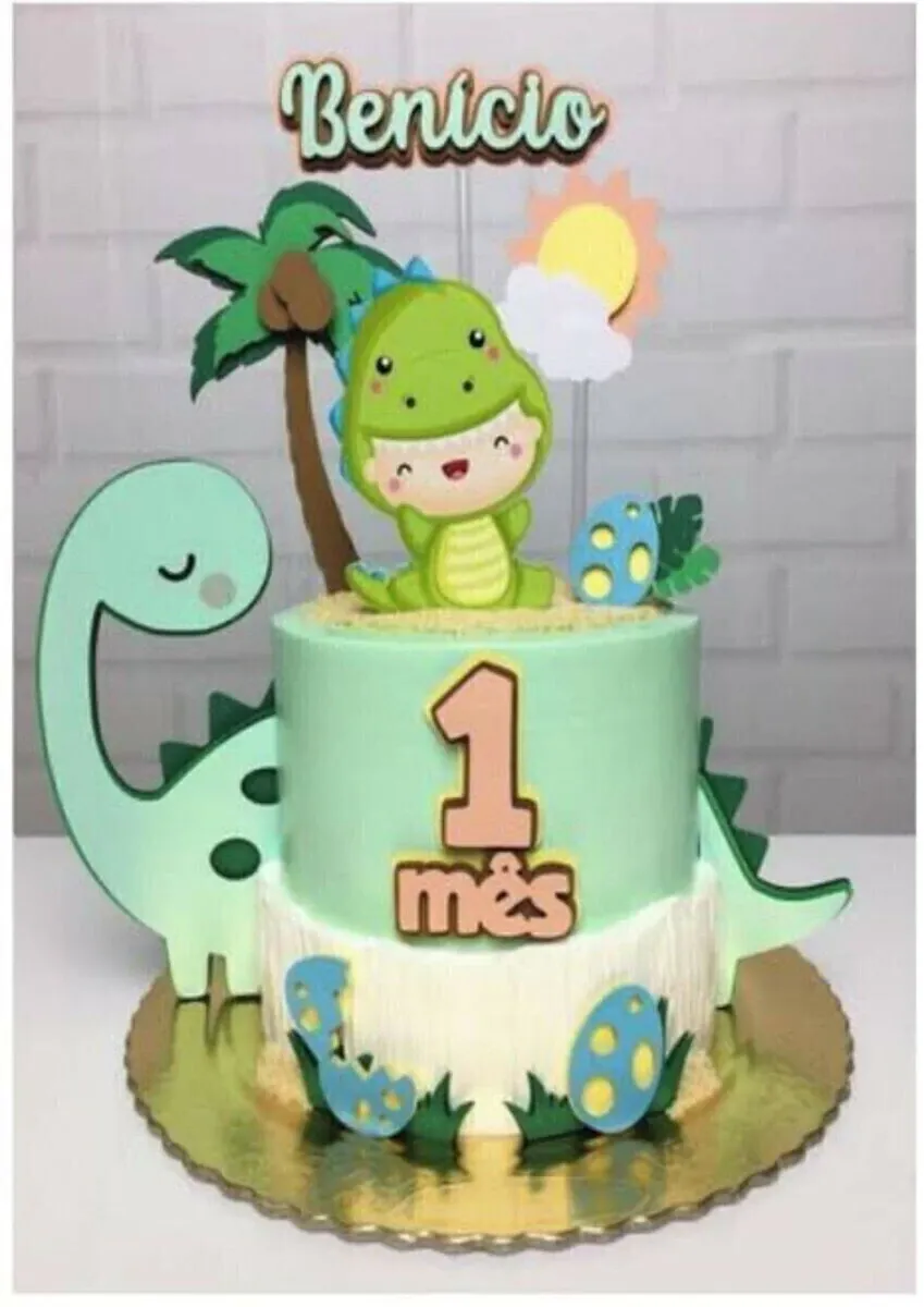 bolo dinossauro chantininho