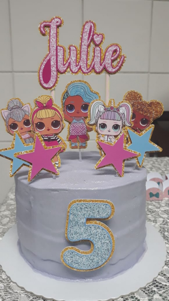 decoração bolo lol