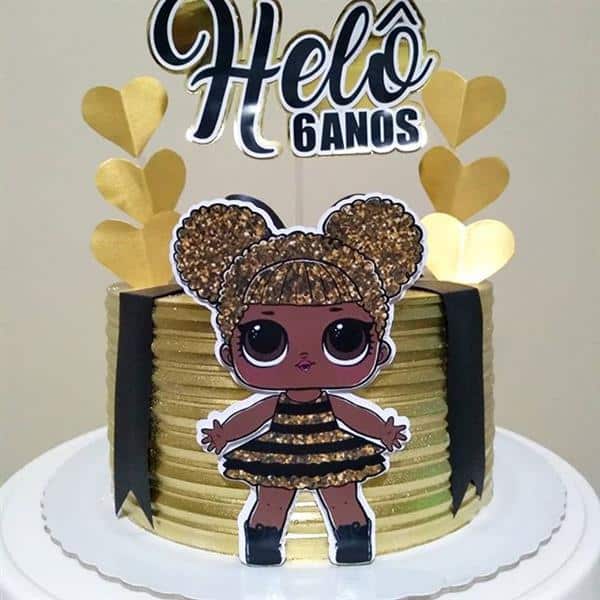 festa lol surprise bolo