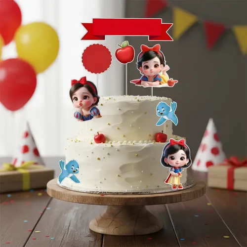 bolo mesversario branca de neve baby chantininho