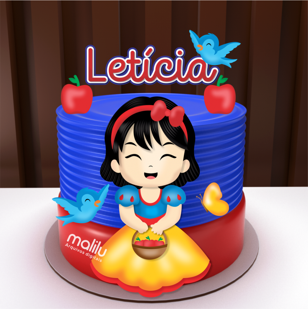 receita bolo mesversario branca de neve baby