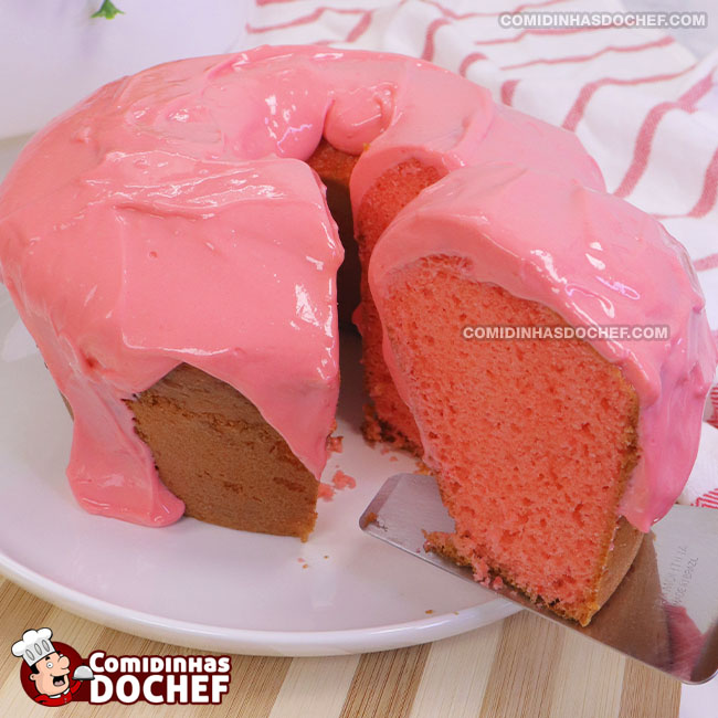 decoração bolo rosa feminino