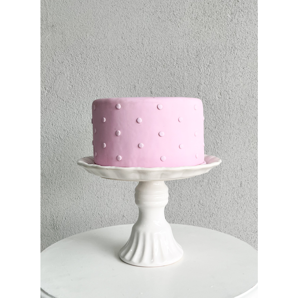 bolo rosa degradê