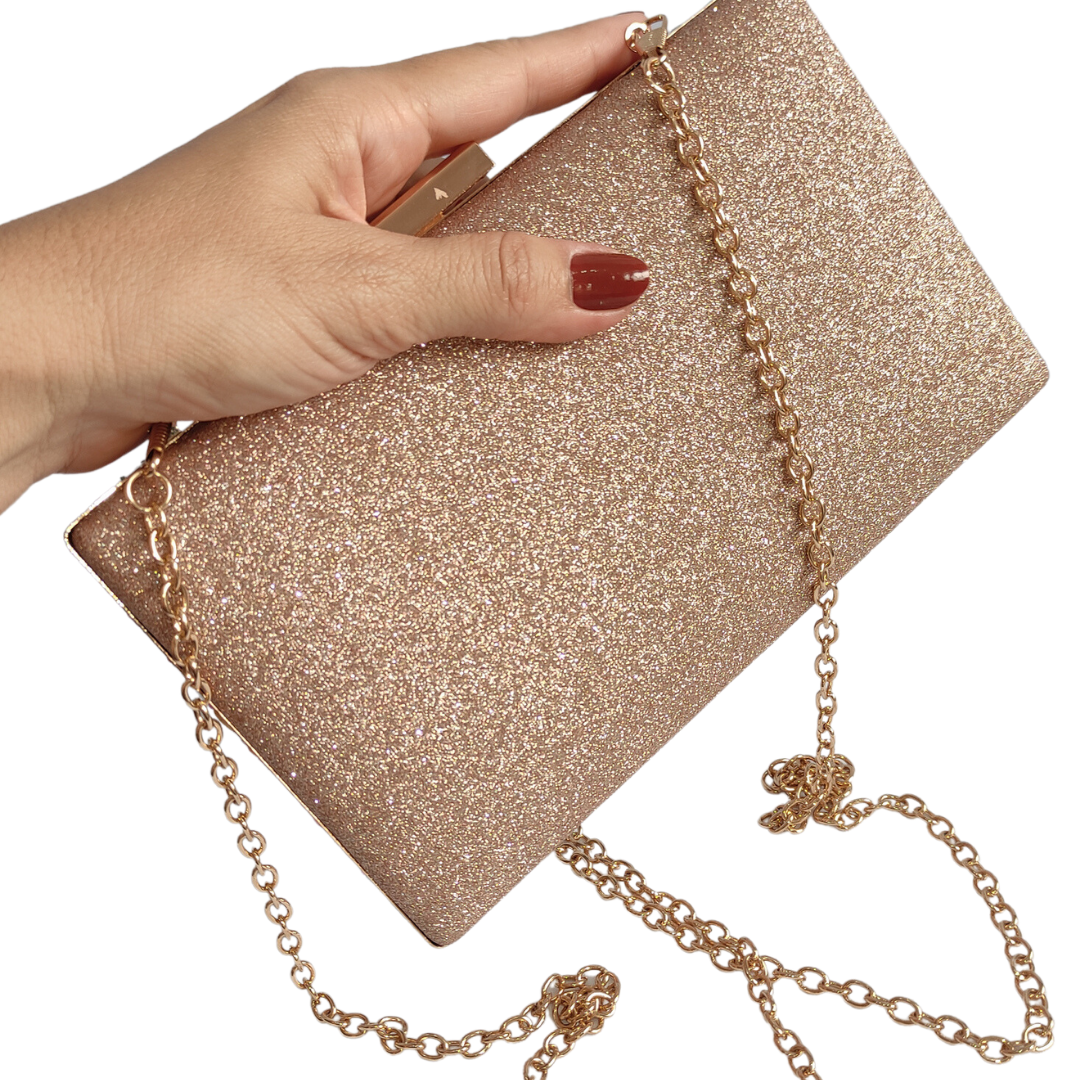 bolsa clutch festa quadrada