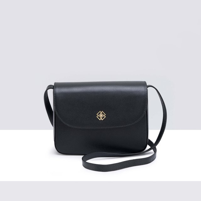 bolsa transversal feminina pequena couro