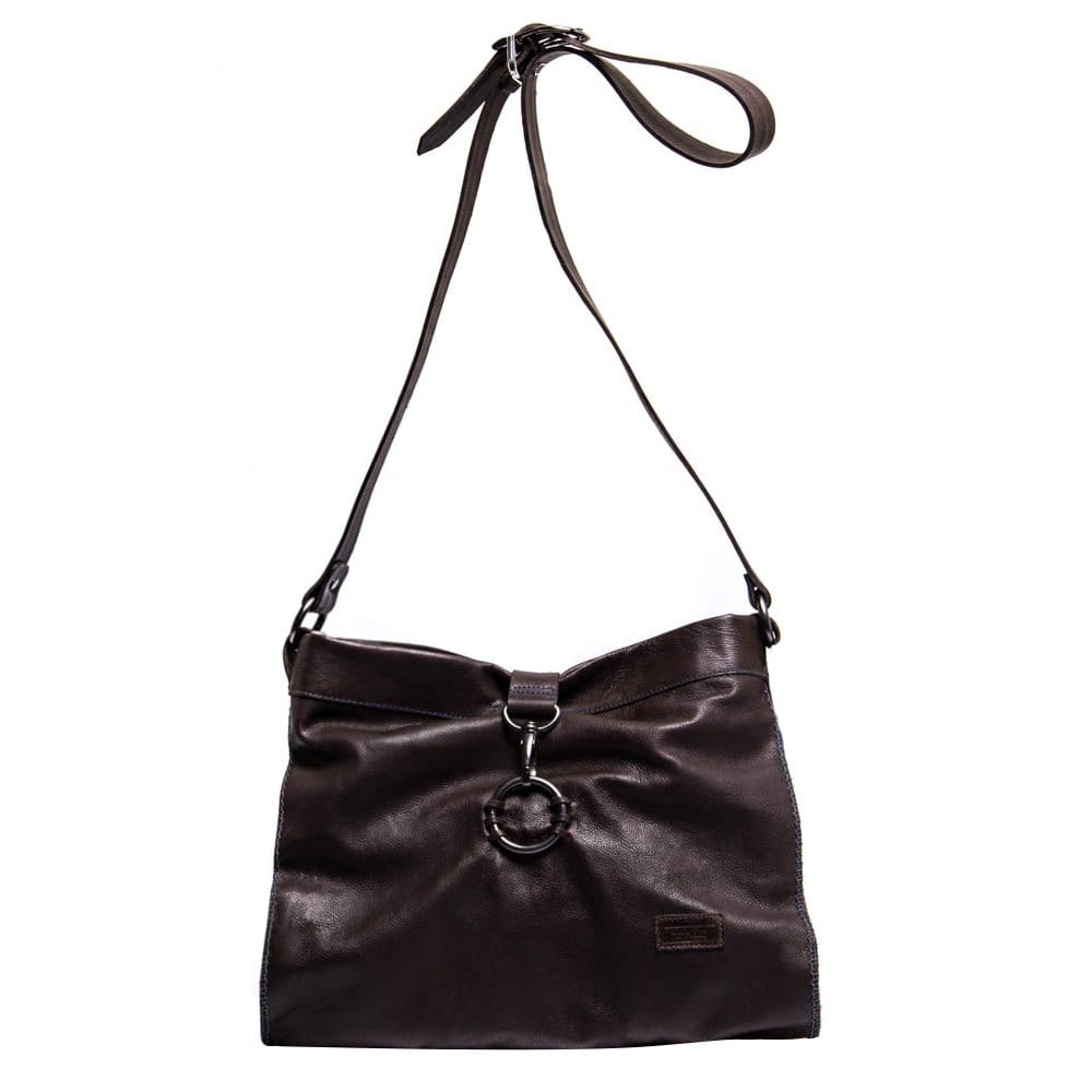 bolsa transversal feminina pequena couro