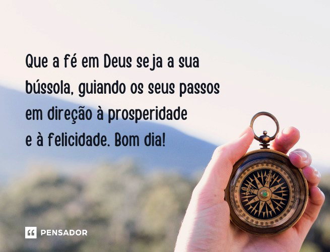 reflexão para começar o dia