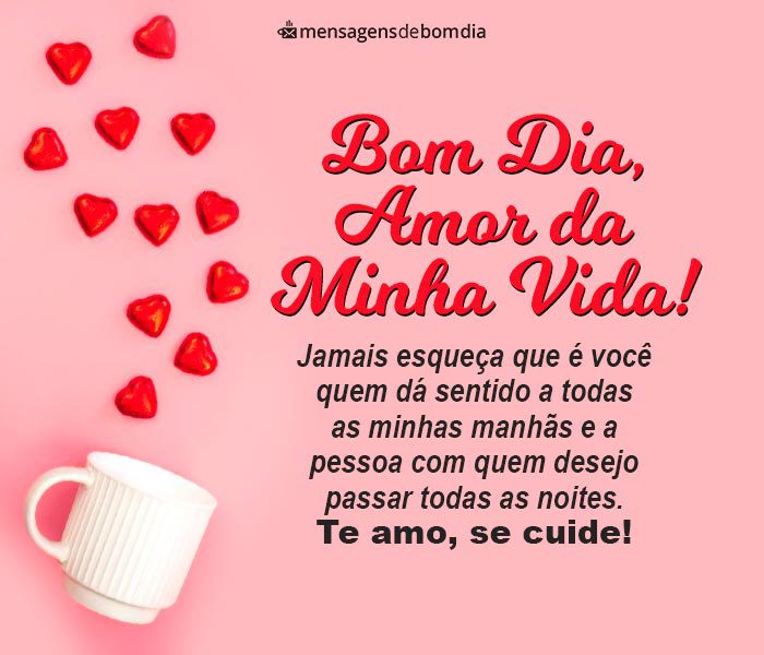 frases de bom dia para namorada criativas