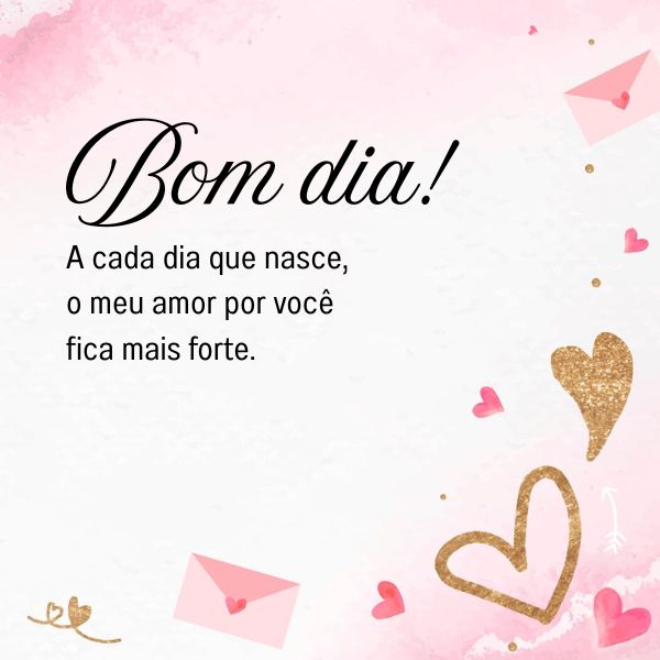 erros ao mandar mensagem de bom dia para o amor