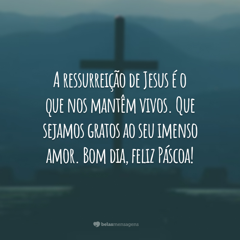 bom dia feliz pascoa