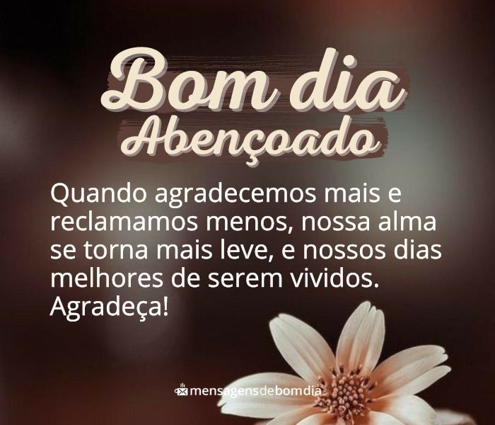 mensagem de bom dia reflexiva