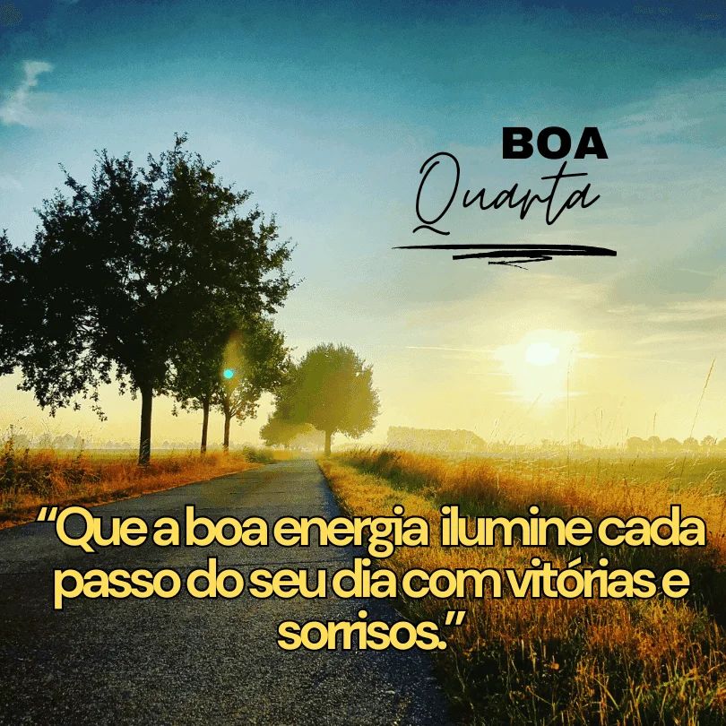 bom dia quarta-feira abençoada