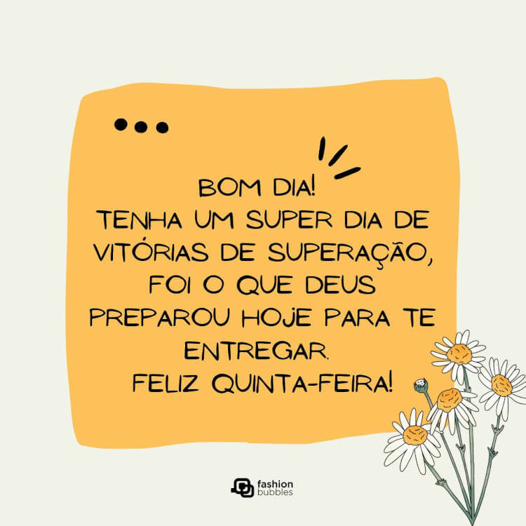 mensagem inspiradora bom dia quinta-feira abençoada por deus