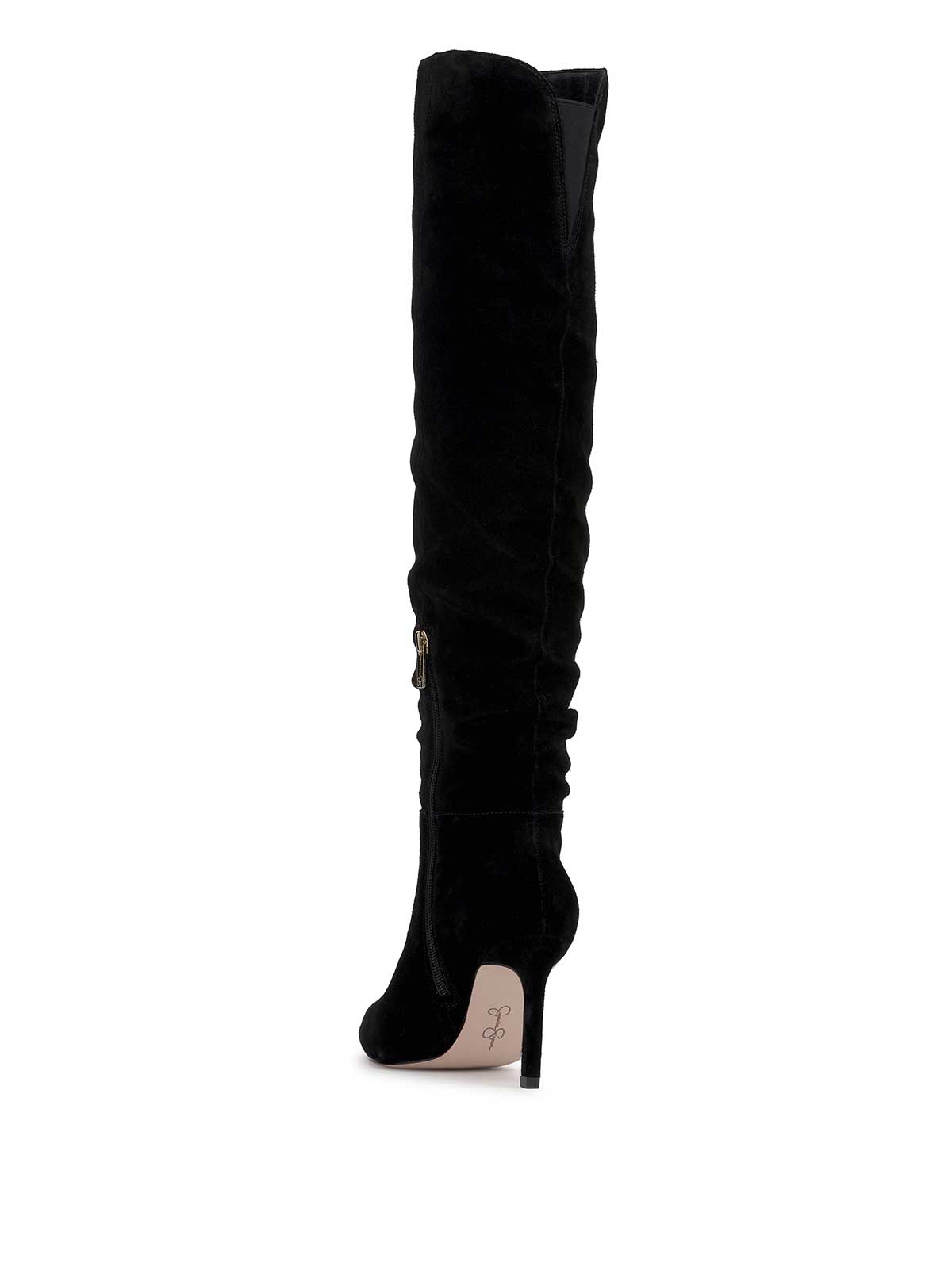 bota mega boots over the knee preto