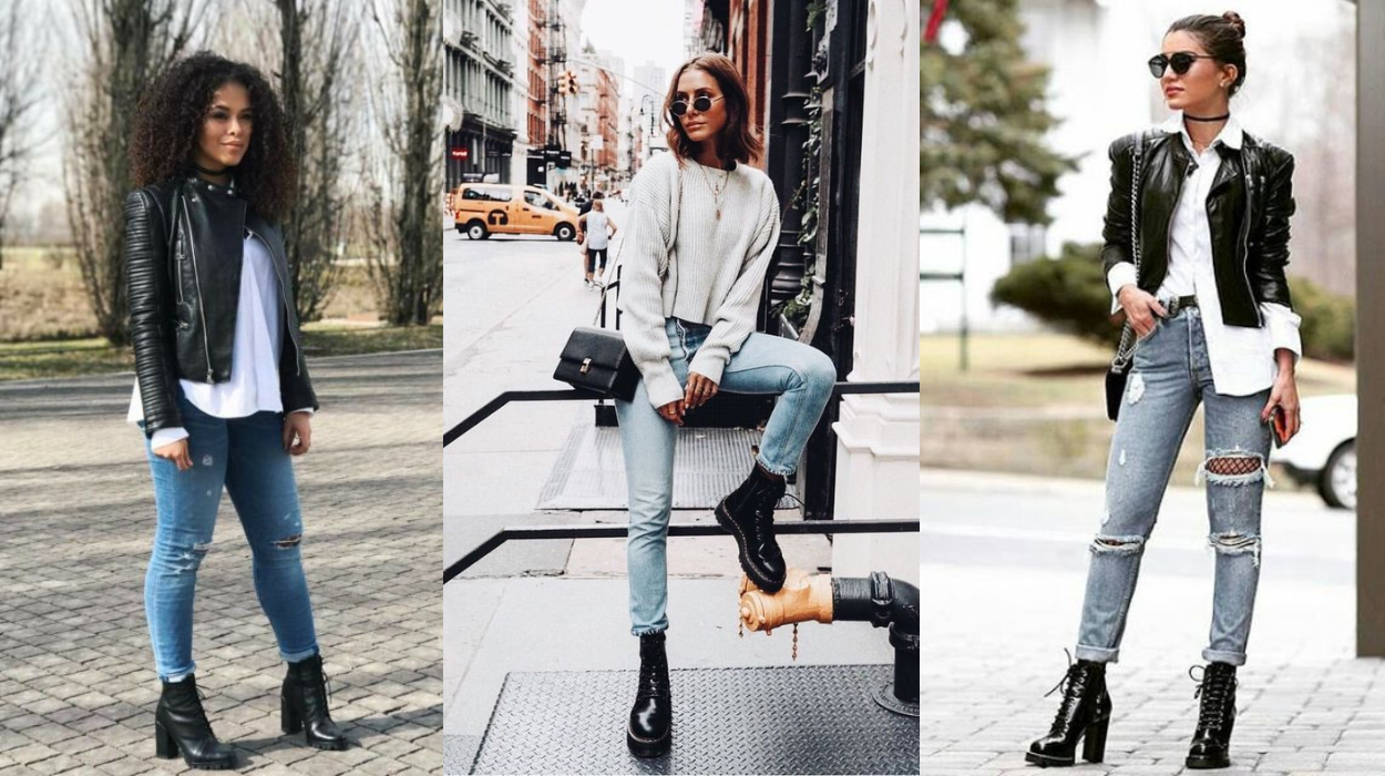 bota feminina cano longo tratorada