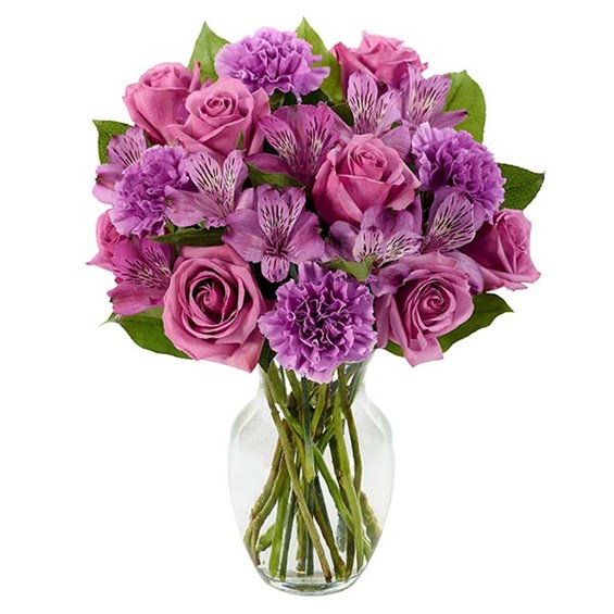 bouquet roxo