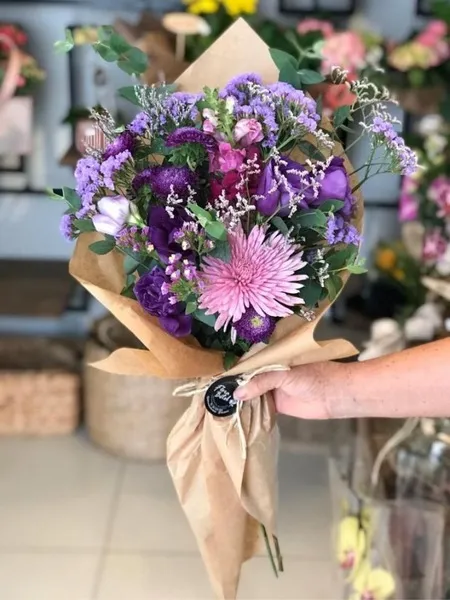 bouquet roxo
