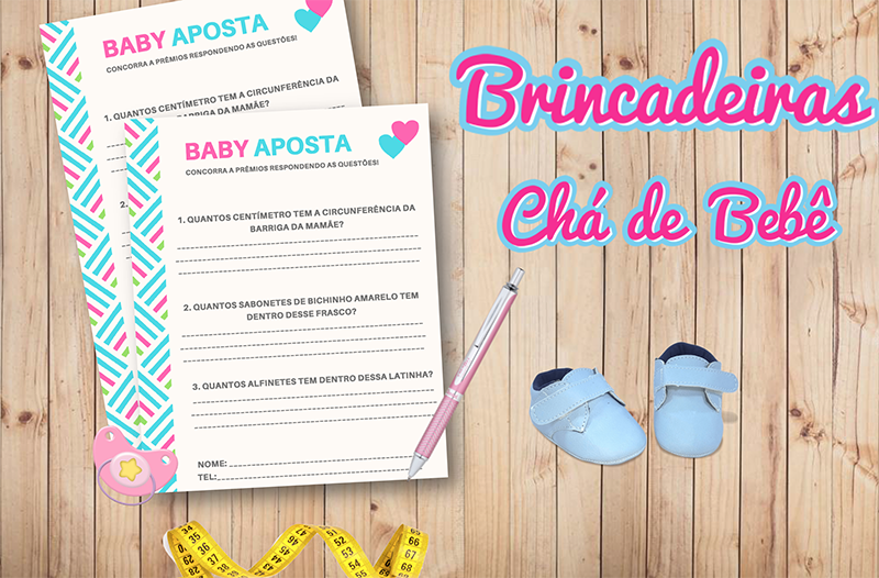 brincadeira cha de bebe