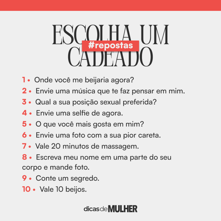 brincadeira para fazer com o namorado