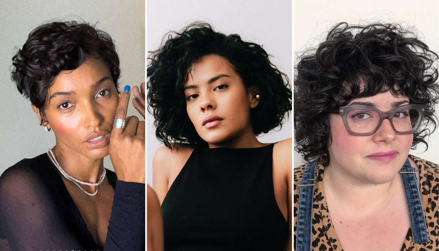 como definir cachos 3c curtos com gelatina