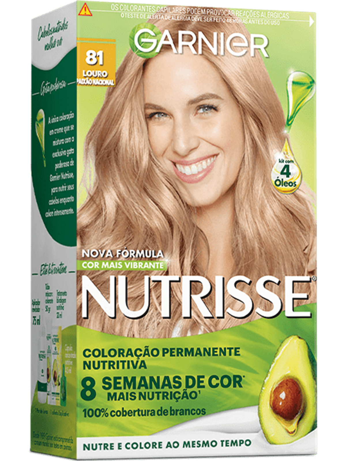 Biocolor 8.1 Louro Acinzentado Radiante