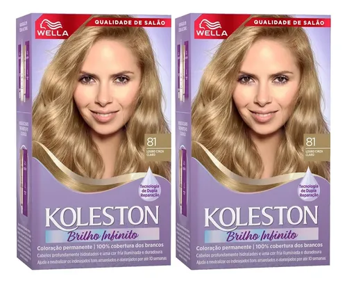 Koleston 8.1 Louro Cinza Claro