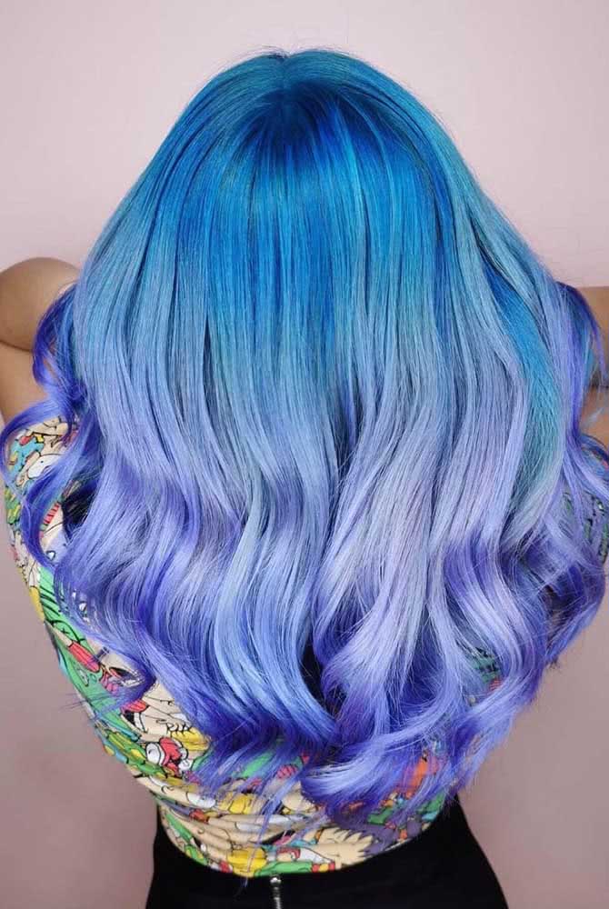 como fazer cabelo azul pastel em casa com anilina