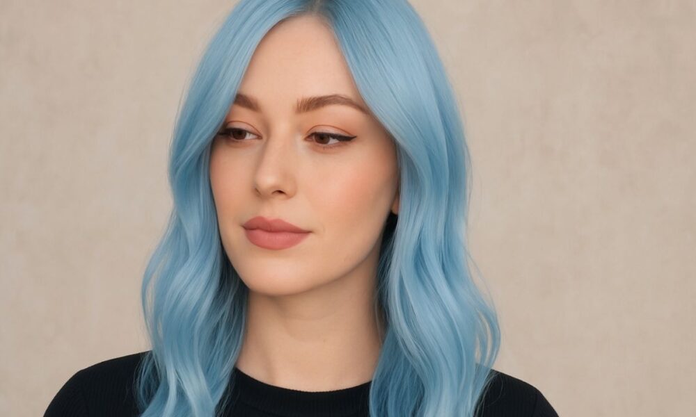 como fazer cabelo azul pastel em casa com anilina