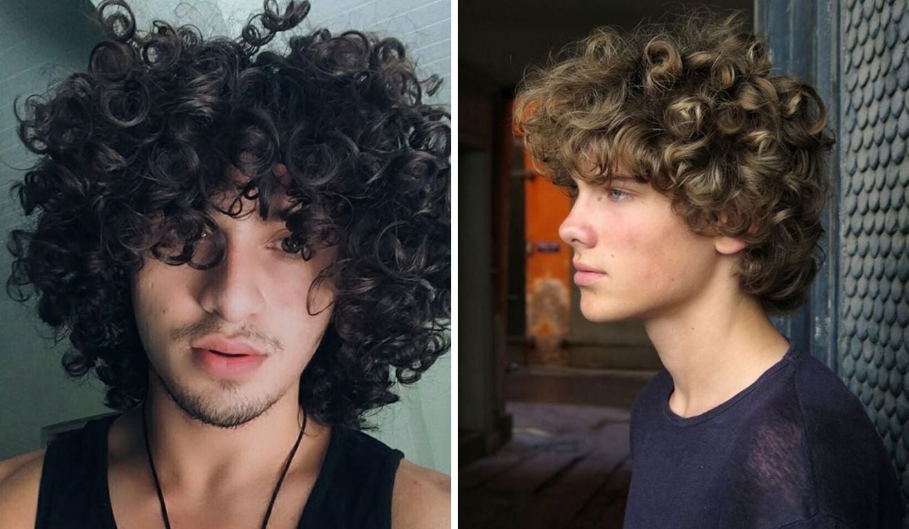 como usar pente garfo em cabelo cacheado masculino