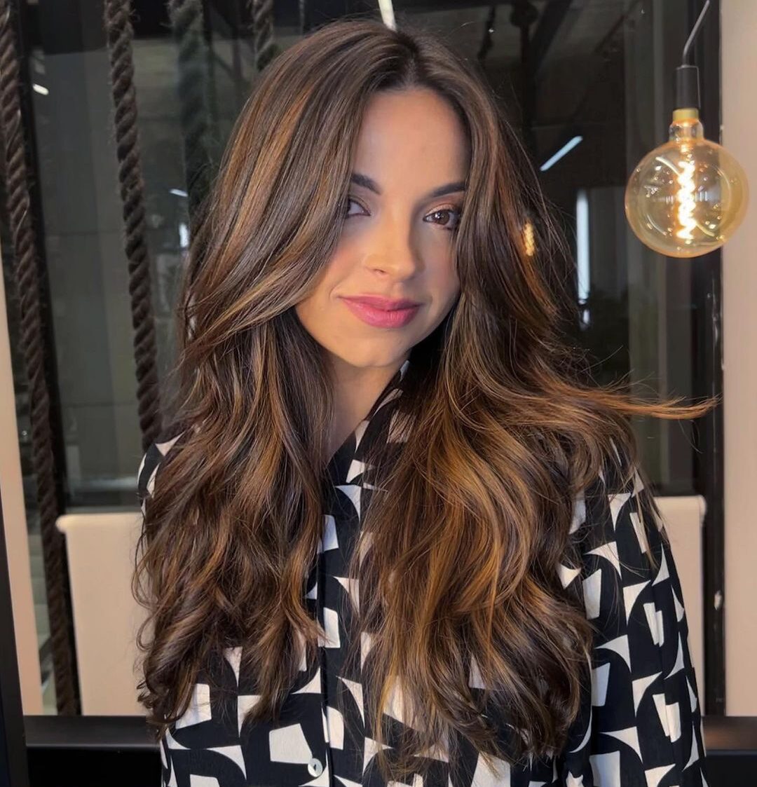 cabelo chocolate dourado