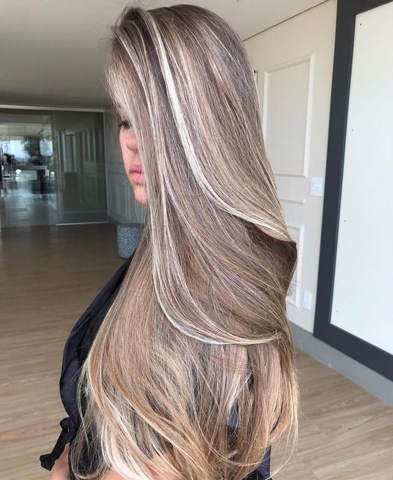 inspiração cabelo luzes mel para morenas