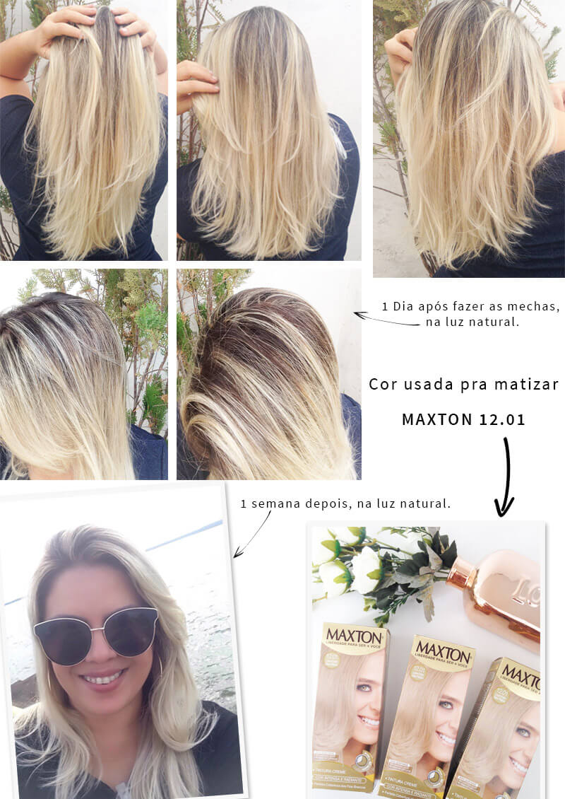 inspiração de mechas loiras para verão