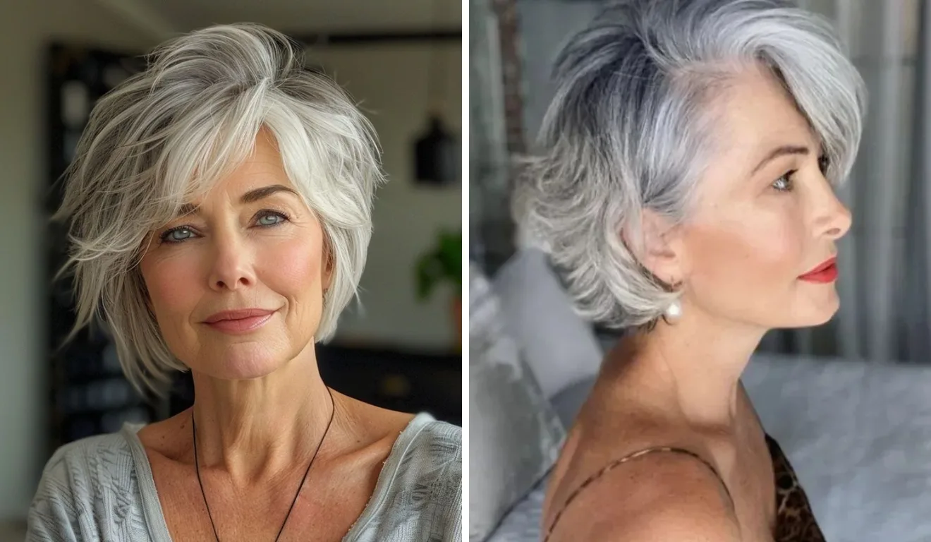 cabelo branco natural versus platinado feminino