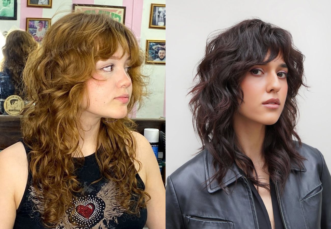 shaggy bob versus wolf cut qual escolher