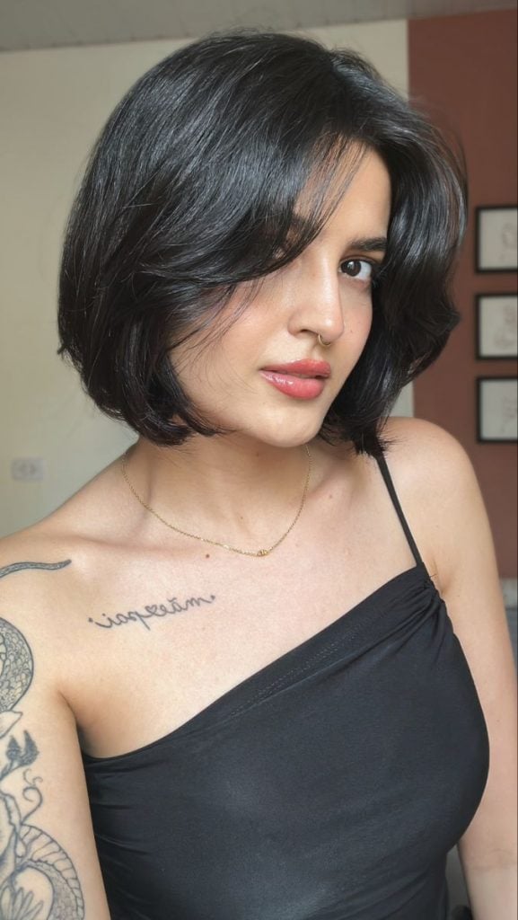 melhores cortes de cabelo liso com franja para cada formato de rosto