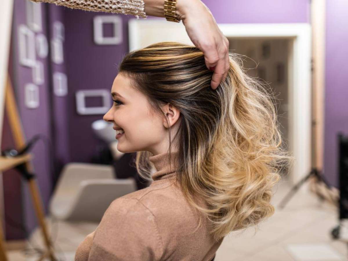 como cuidar de cabelo liso com luzes após progressiva