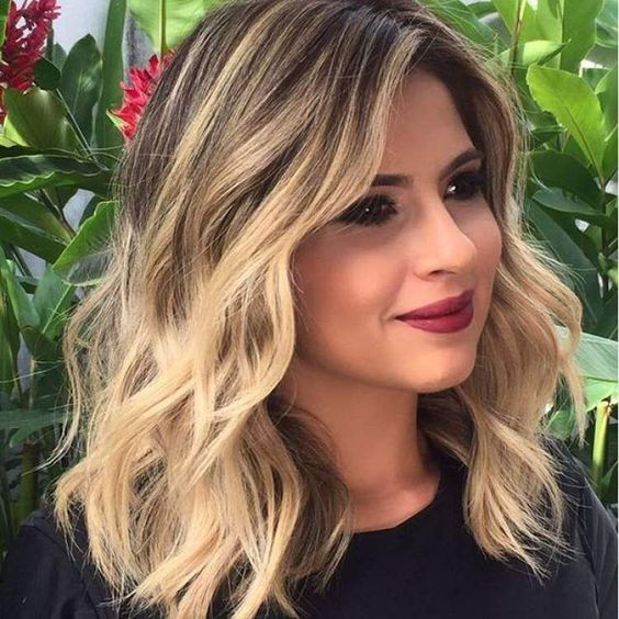 cabelo loiro curto medio