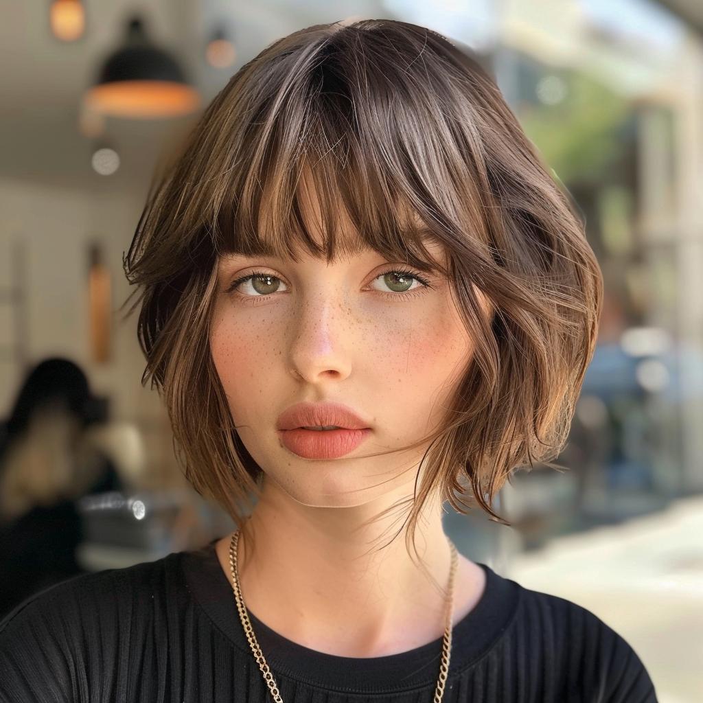 5 ideias de títulos para posts sobre long bob com franja:
1. Long Bob com Franja: O Guia Completo para o Corte Perfeito
2. Descubra a Franja Ideal para o Seu Long Bob e Formato de Rosto
3. Dicas de Estilo e Manutenção para Manter seu Long Bob com Franja Impecável
4. Transforme seu Visual: Os Melhores Tipos de Franja para o Long Bob
5. Long Bob com Franja: Tendências e Inspirações para Renovar seu Look