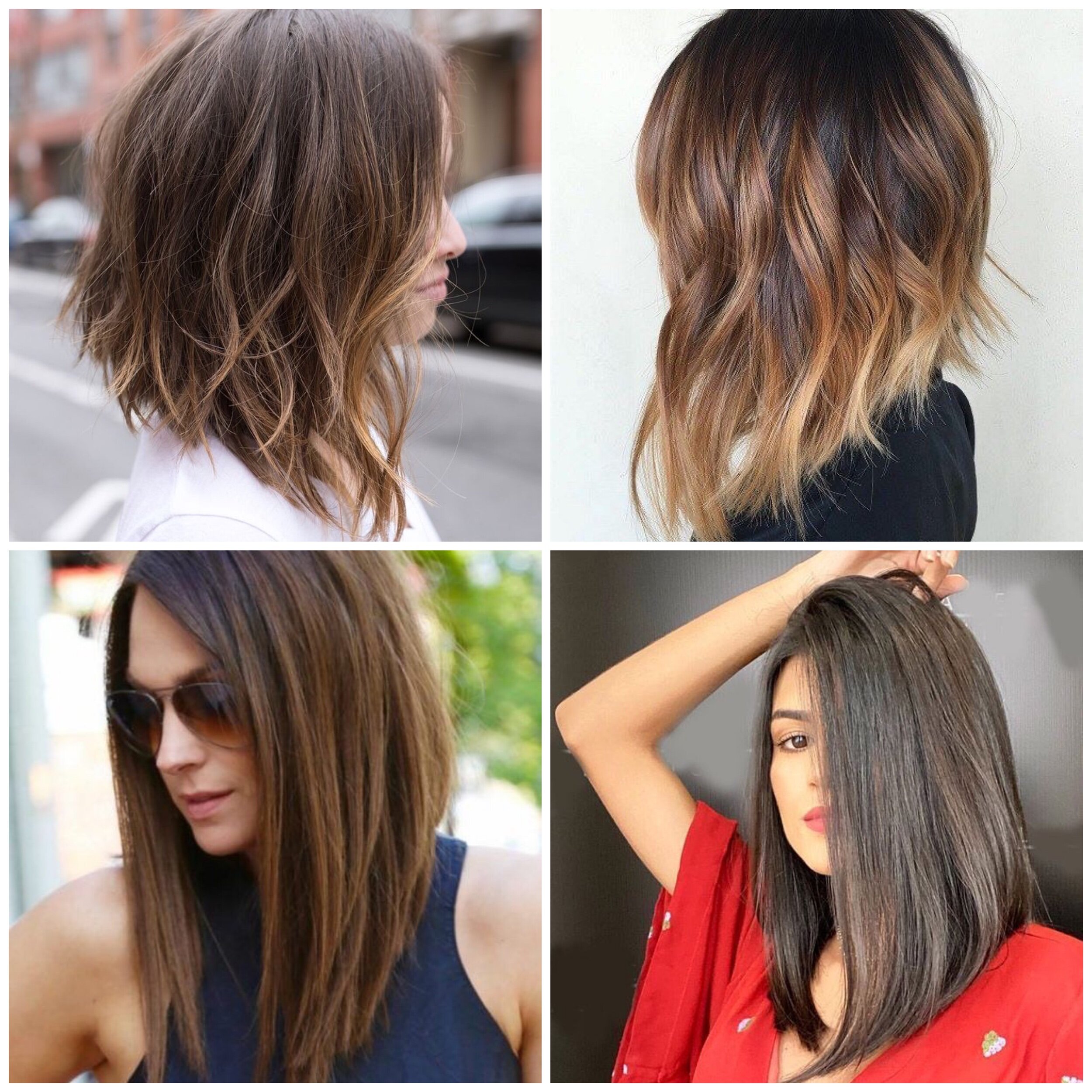 cabelo long bob medio