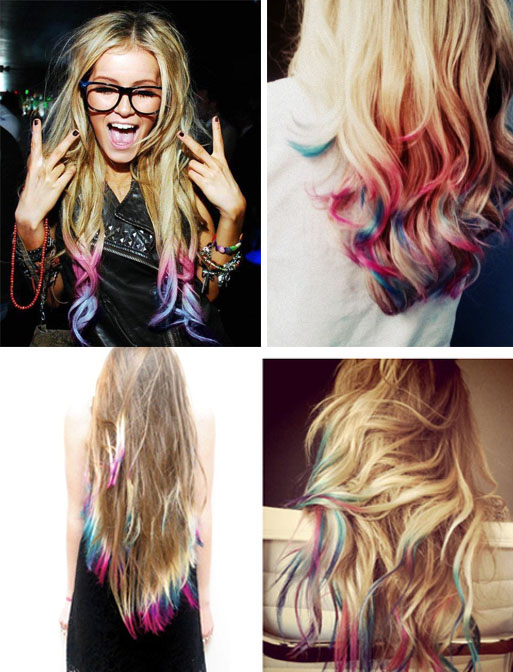 diferença entre cabelo holográfico e unicórnio