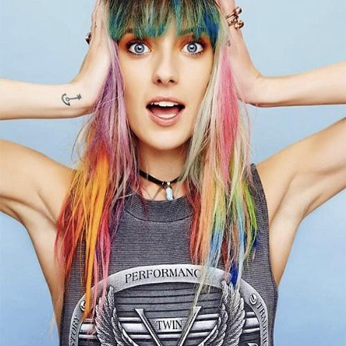 cabelo mais colorido do mundo