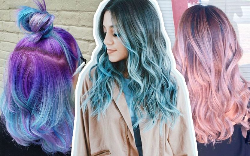 diferença entre cabelo holográfico e unicórnio